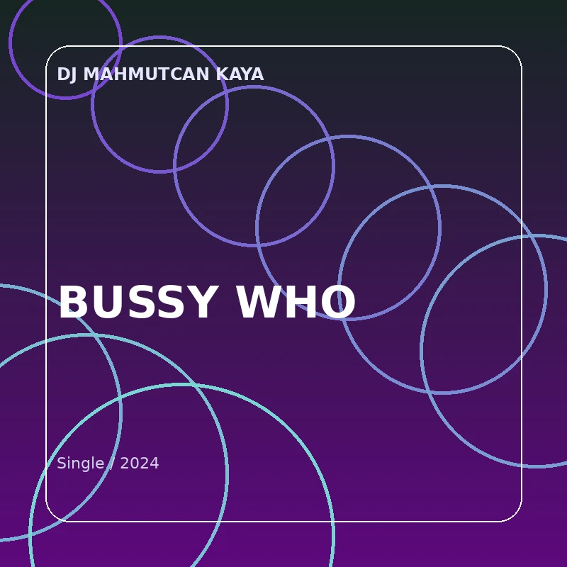 Bussy Who single kapak tasarımı