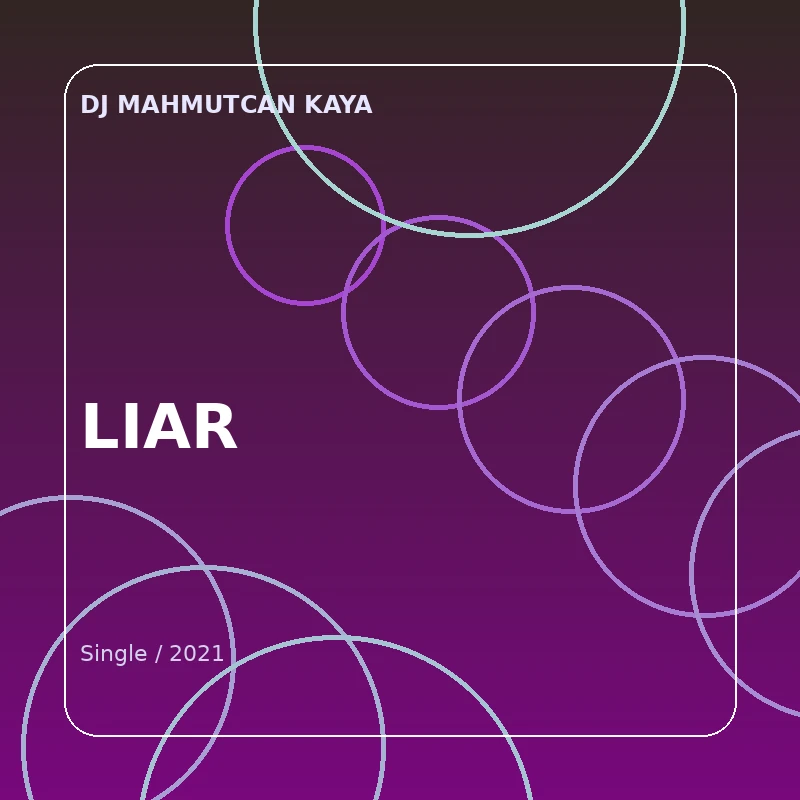 Liar single kapak tasarımı